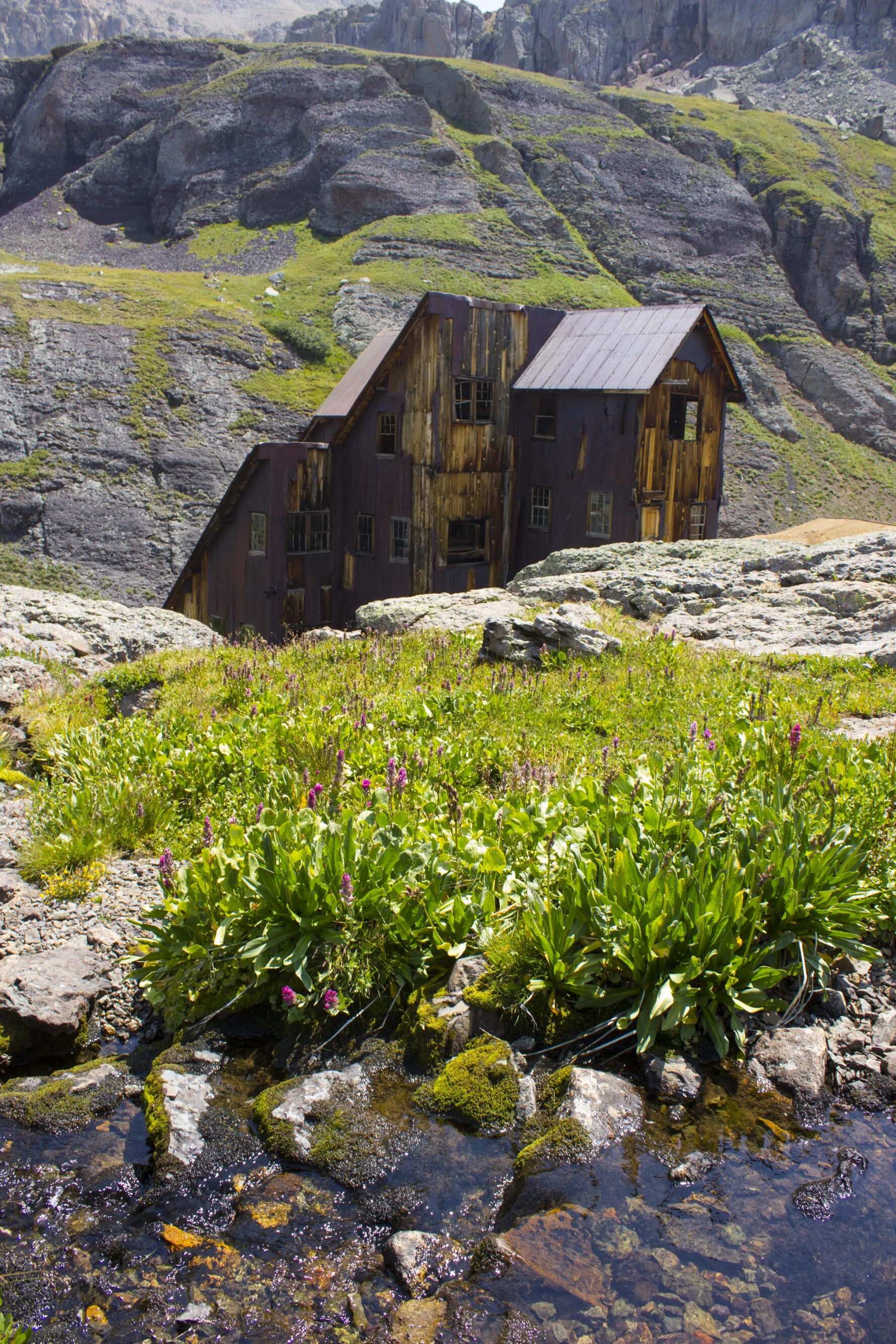 Shed along the trail in Telluride