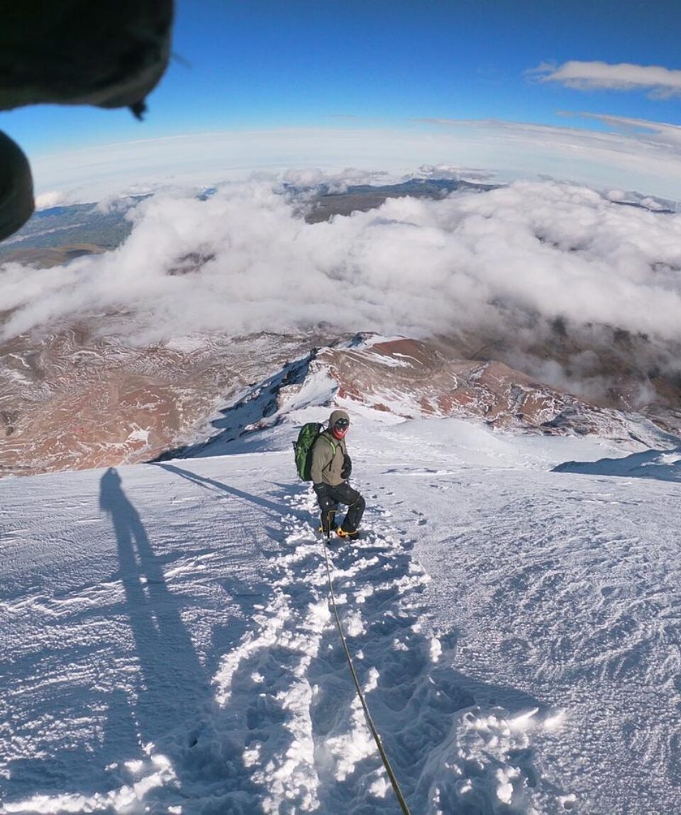 Chimborazo climber Ecuador