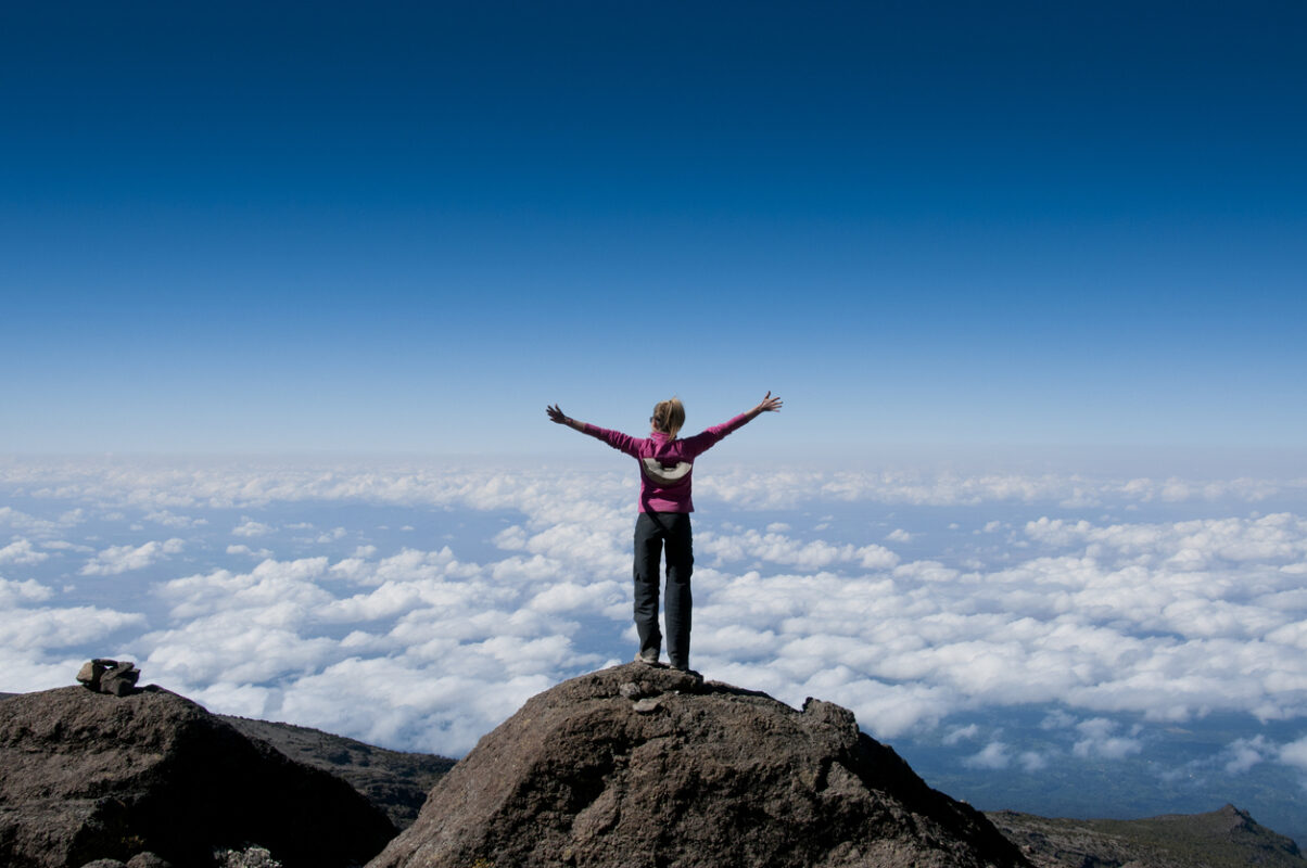 Above the clouds on Kilimanjaro