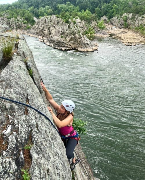 Rock Climbing in Great Falls, VA