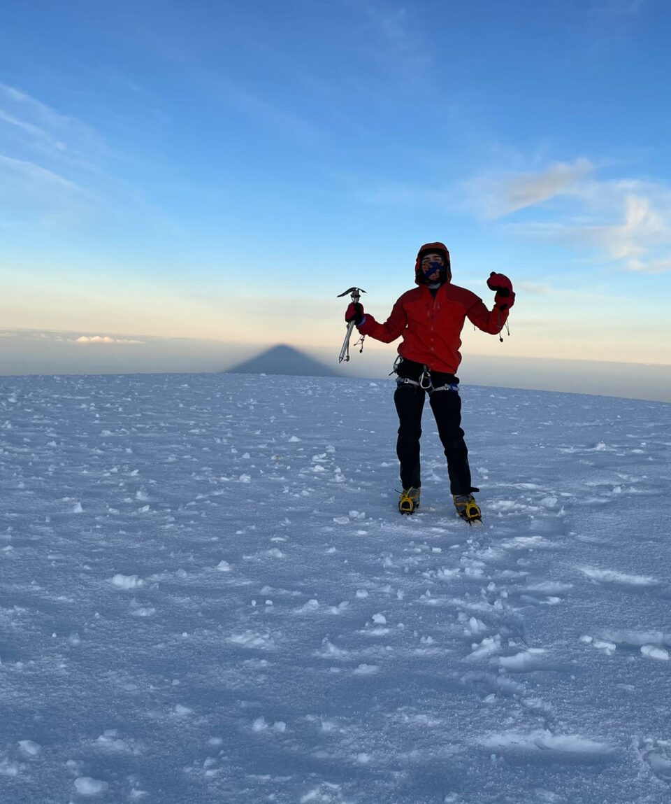 One climber Chimborazo