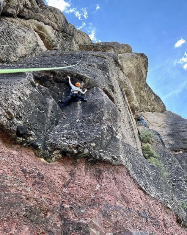 Telluride rock climber