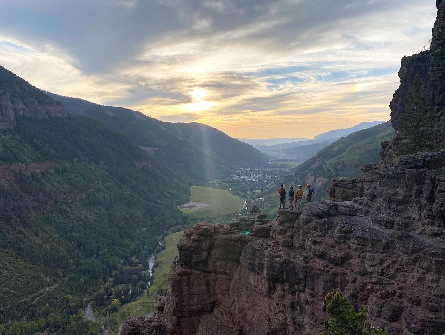 Telluride via ferrata views