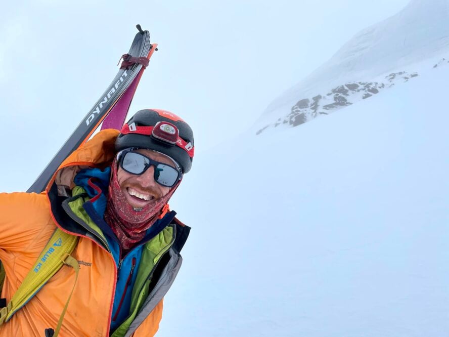 This is the smile that invariably spreads across my face every time I get to the summit of Mt. Hood, because I get to ski down!