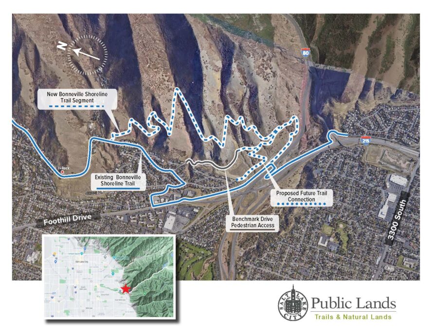 The new Bonneville Shoreline Trail starts right from the edge of Salt Lake City. Developing a program to manage a trail system is a must for all mountain towns.