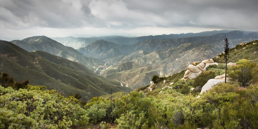 Year-round you’ll enjoy stunning views of the Cleveland National Forest along the Sitton Peak hike