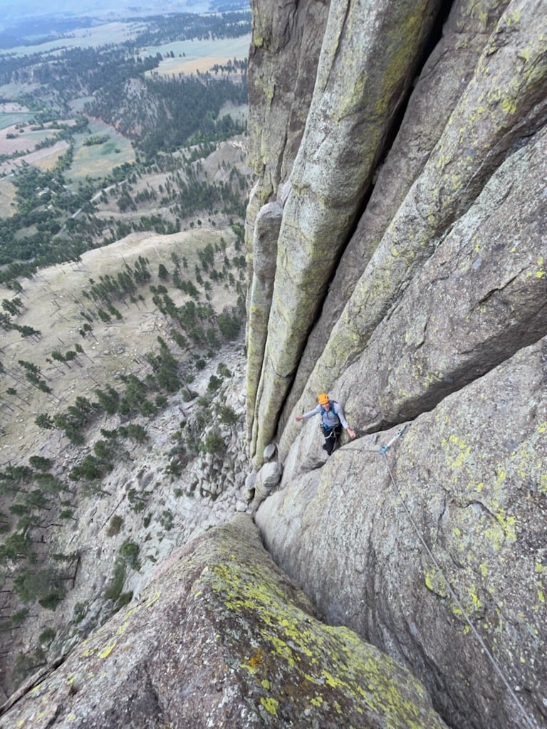 The challenging climbing, continually changing terrain and stellar surrounding landscape make Devils Tower my favorite place to climb