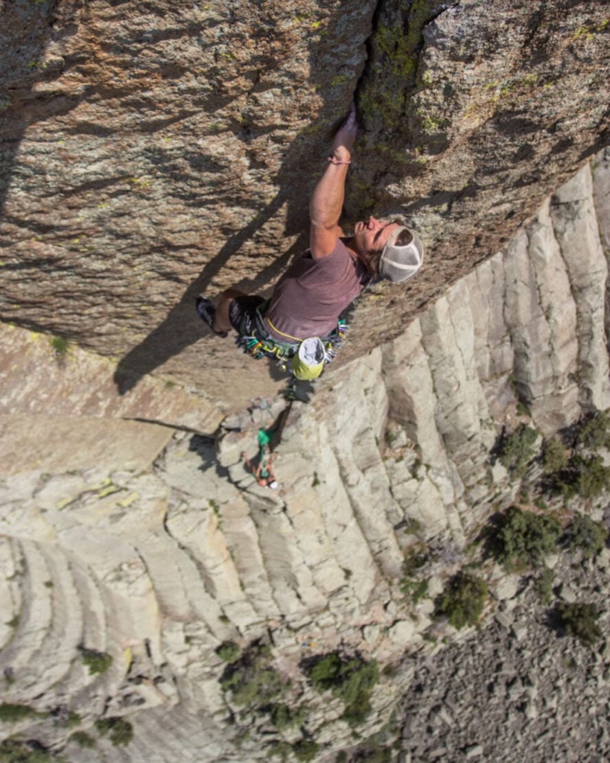 Heinous finger stacks are some of the tricky elements I enjoy about climbing at Devils Tower