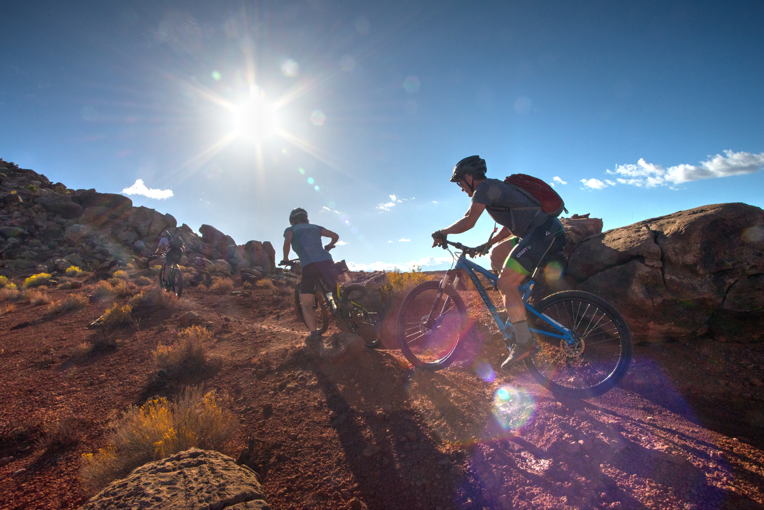 Try out the newly updated singletrack routes on the Hymasa Trail in Moab.