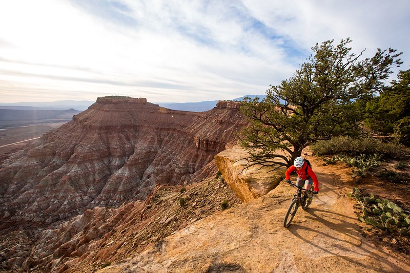 Guided mountain biking on Bryce Canyon