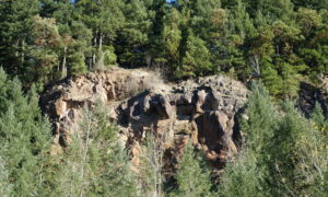 The Madrone Wall has a lot more to offer than can be seen from the parking lot. This former quarry has funky shapes, awesome features and great climbing.