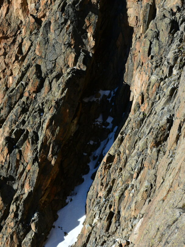 Climbing the North Face Route, Chogoria