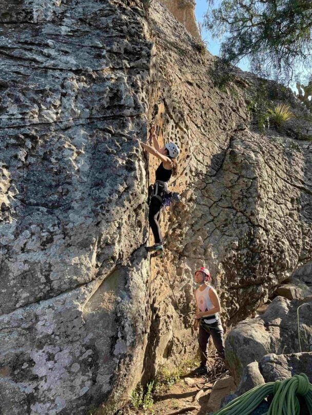 Mexico retreat woman climber