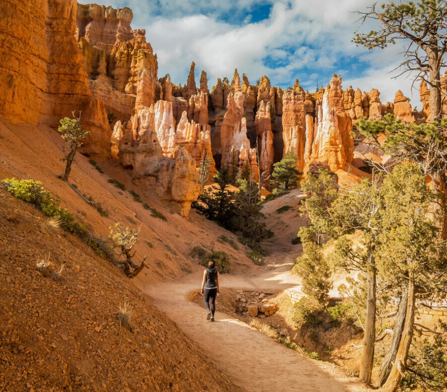 Guided hiking in Bryce Canyon National Park