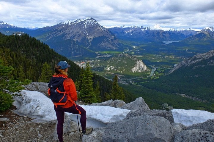 Hiking on Sulphur Mountain