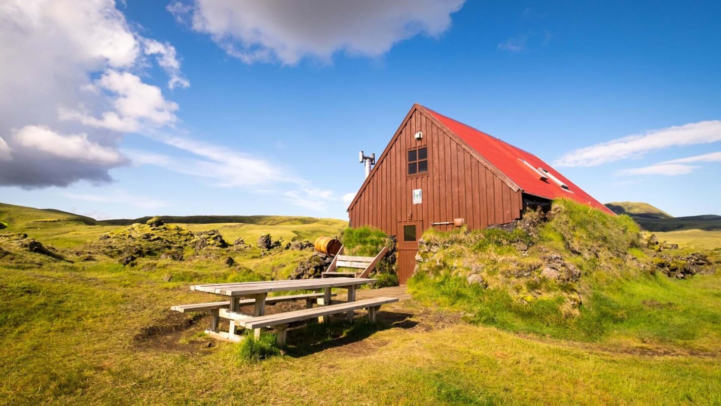 A hut on the Volcanic Trail