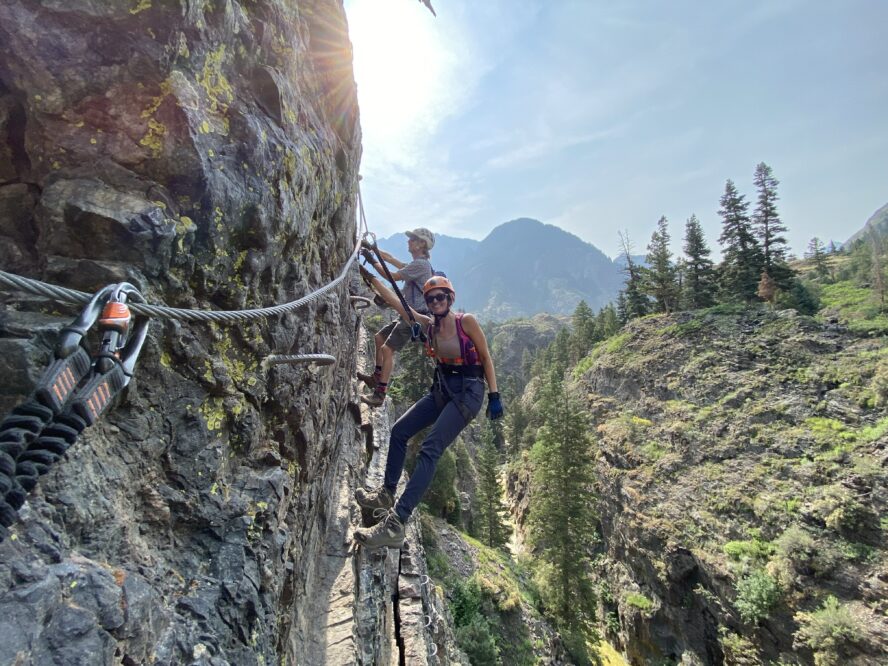 Climb Via Ferrata in Ouray, Colorado