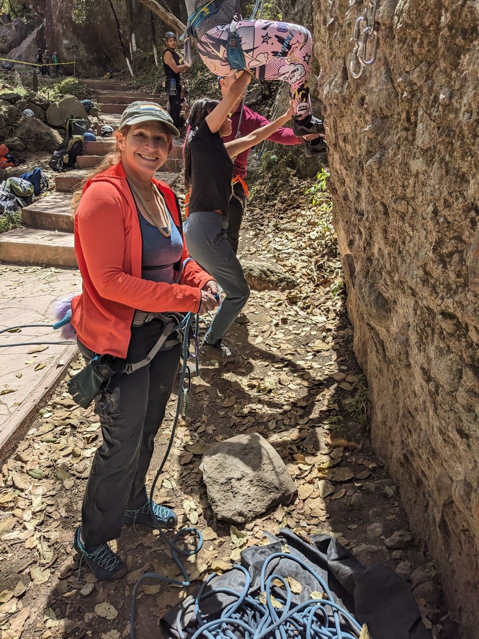 Preparing for a climb