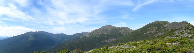 A panoramic shot of the Presidential Range