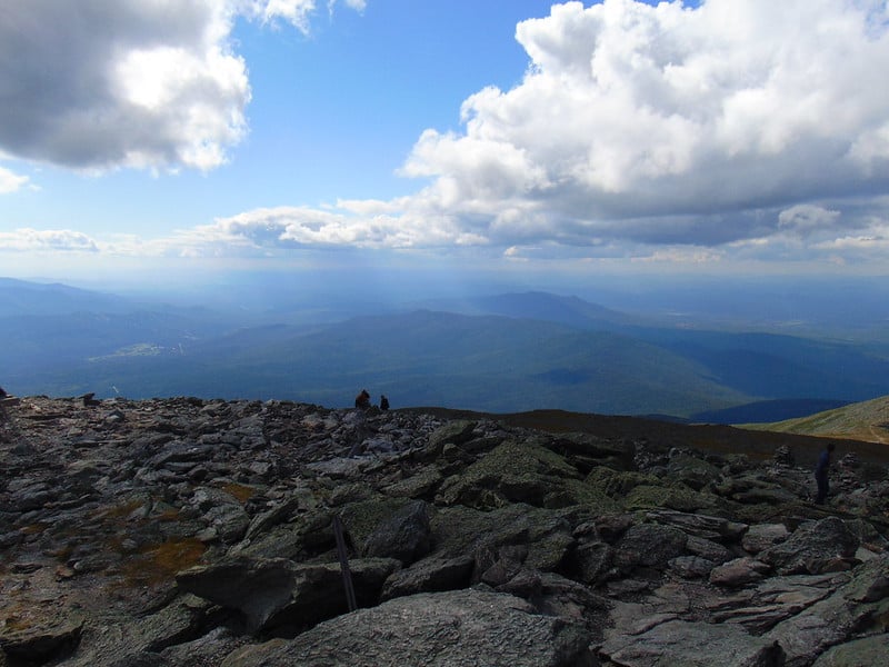 Terrain near the Mount Washington Summit.