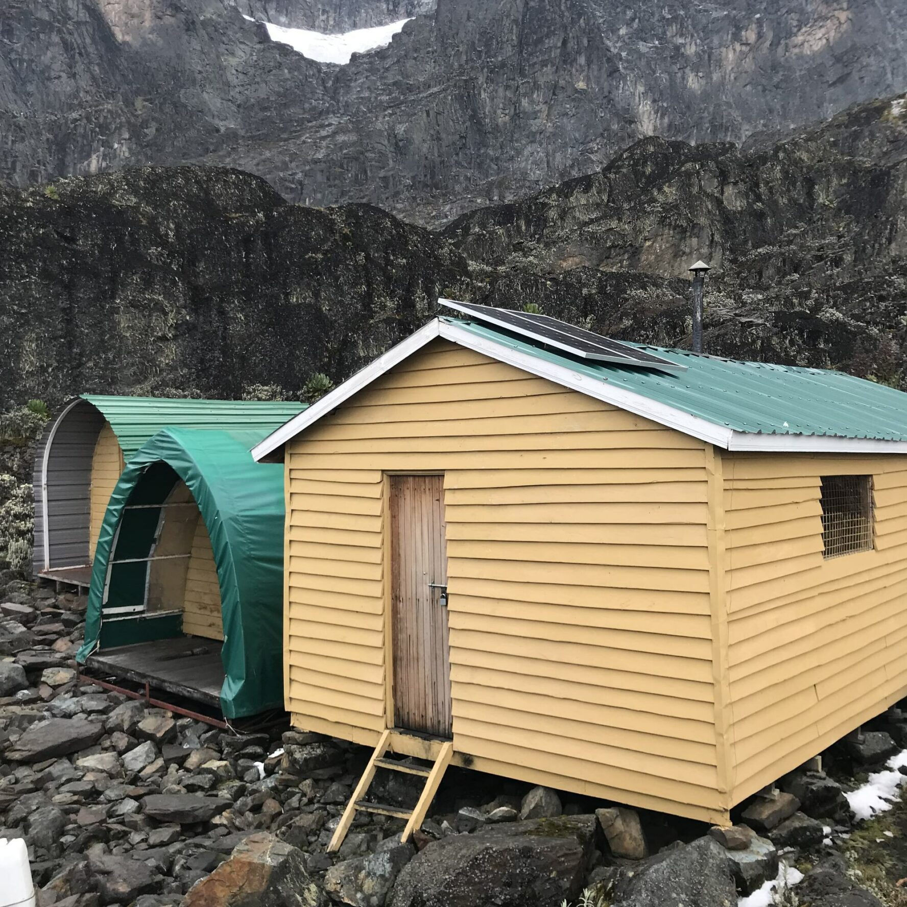 An interesting cabin at a campsite on Rwenzori
