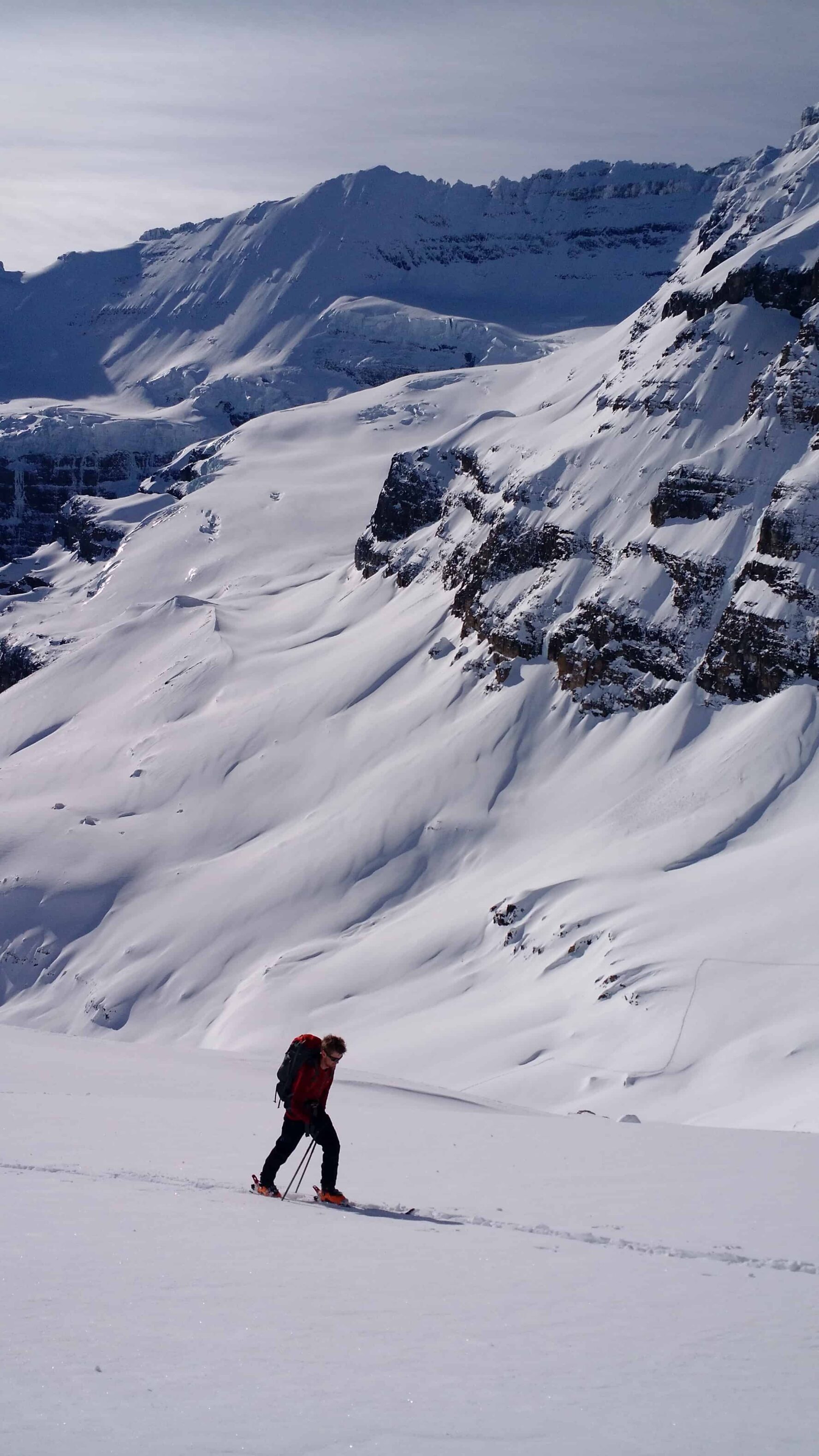 Approach to the practice site in Banff