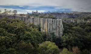 There is endless first ascent potential in the valley of the Cascada de la Concepción