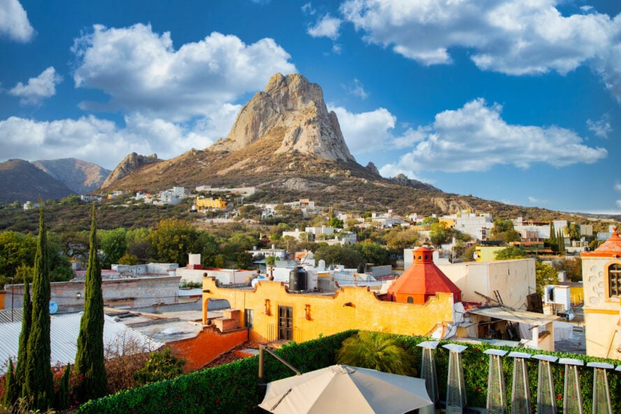 The only way of claiming the top of La Peña de Bernal is by climbing it