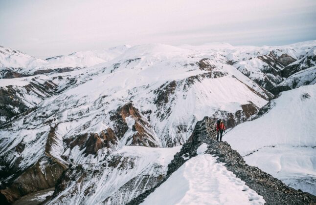 Winter wilderness of Iceland