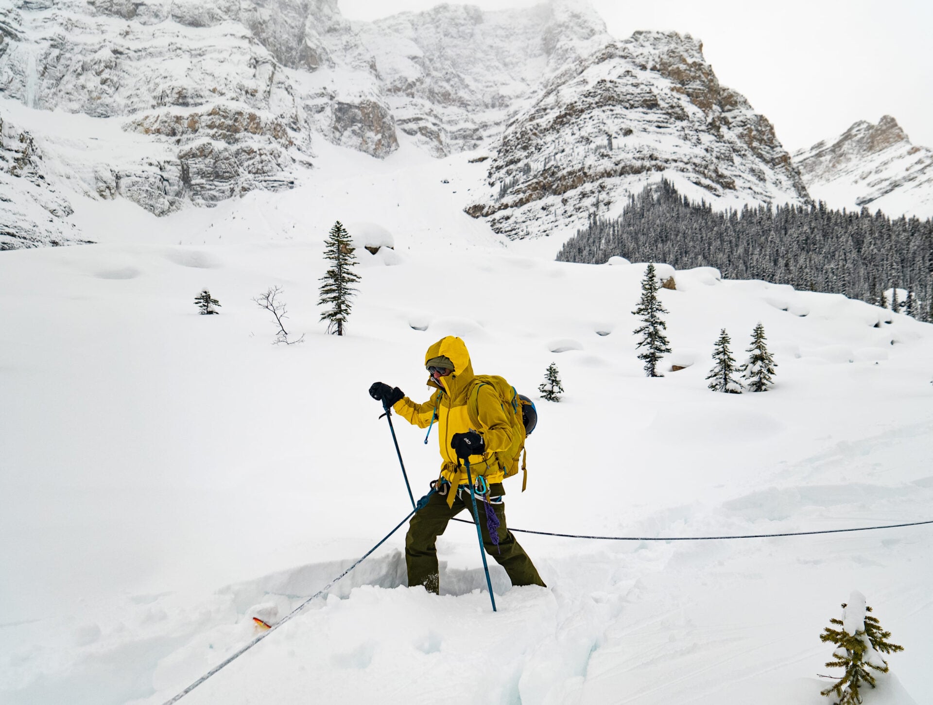 crevasse rescue course bc