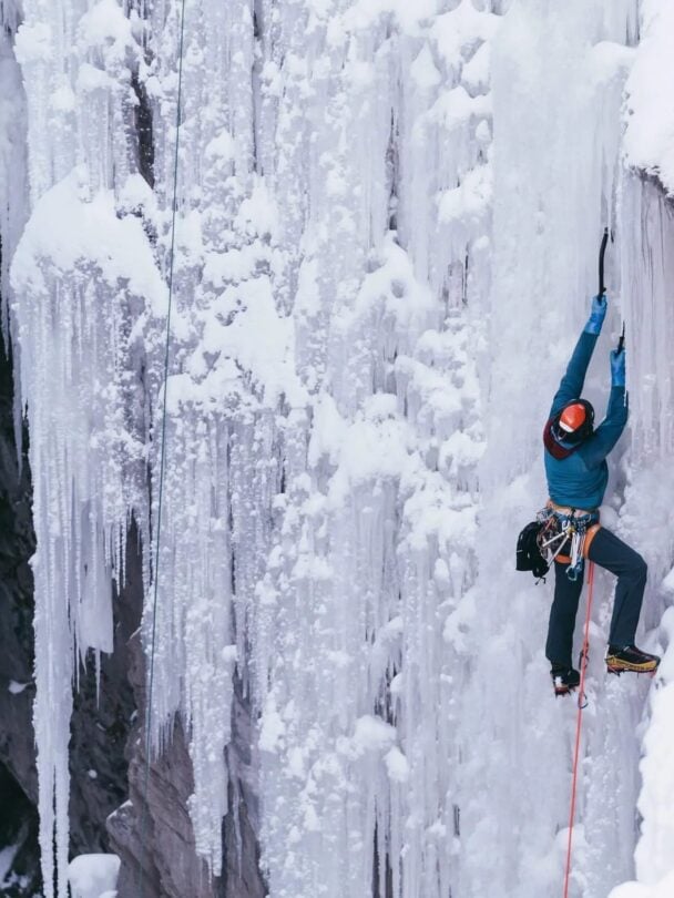 Backcountry ice climbing in Ouray and Silverton, Colorado