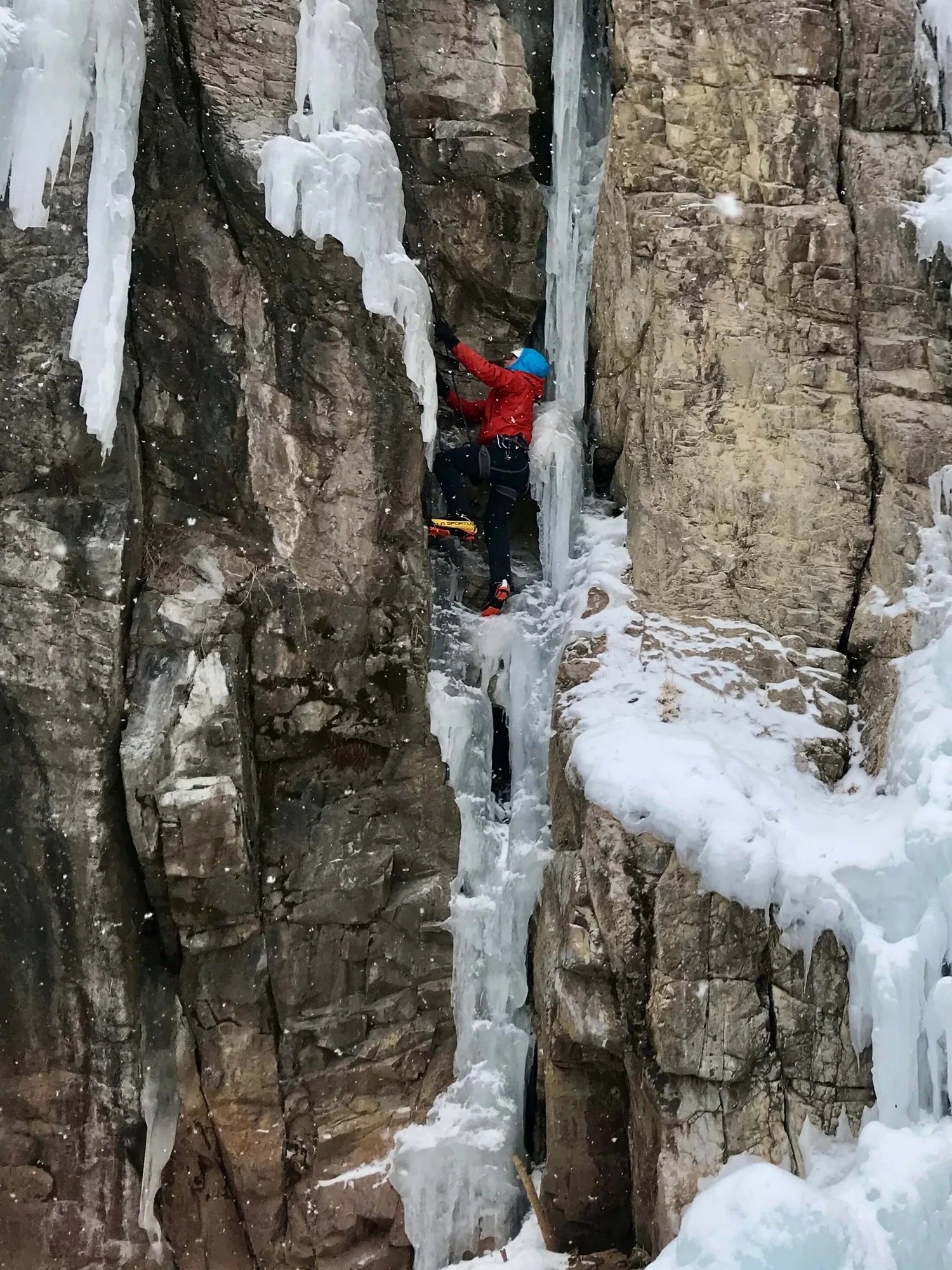 Mixed climbing Ouray ice park