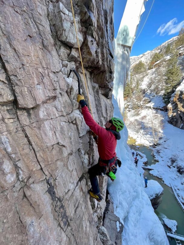 Ice Climbing in Ouray