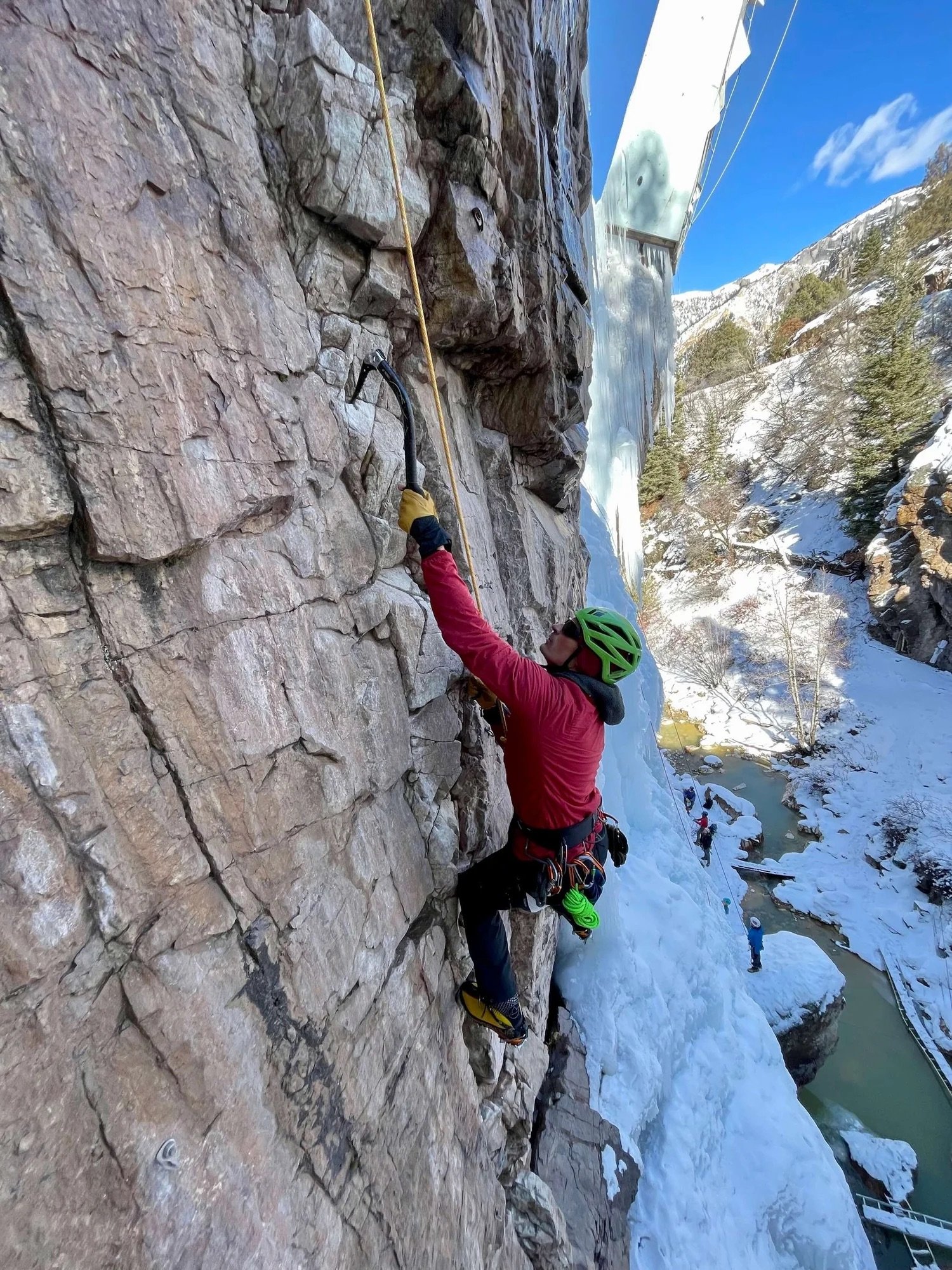 Mixed climbing Ouray