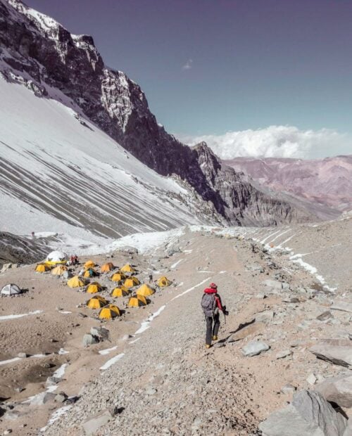 Mountaineering in the Aconcagua 360