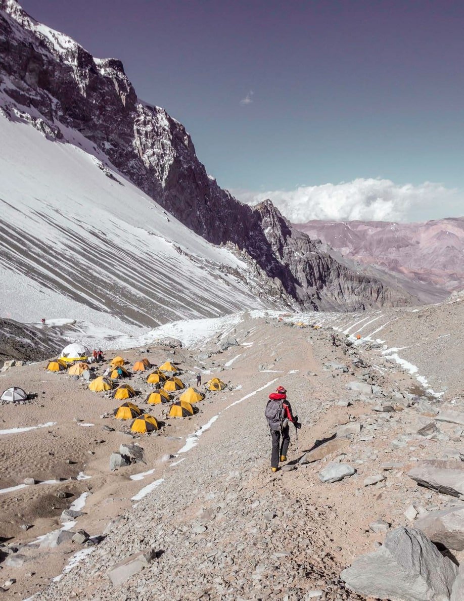 Mountaineering in the Aconcagua 360