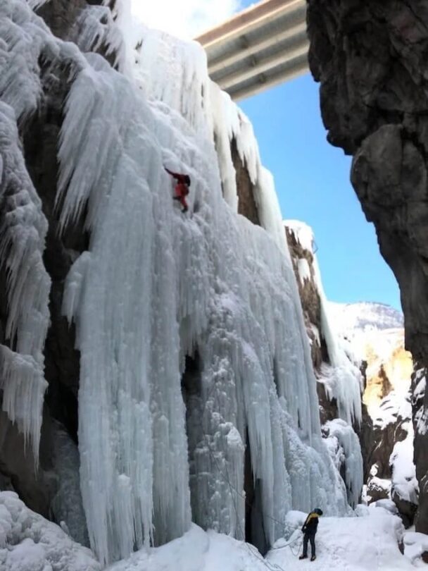 Backcountry ice climbing in Ouray and Silverton, Colorado