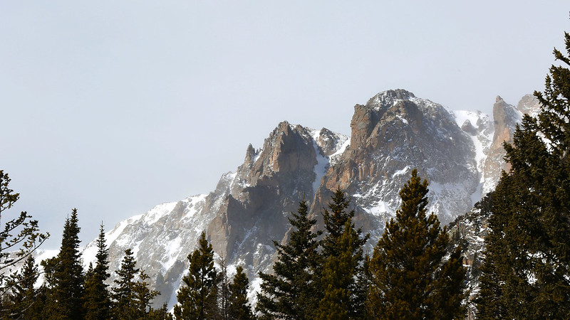Some peaks in Rocky Mountain National Park