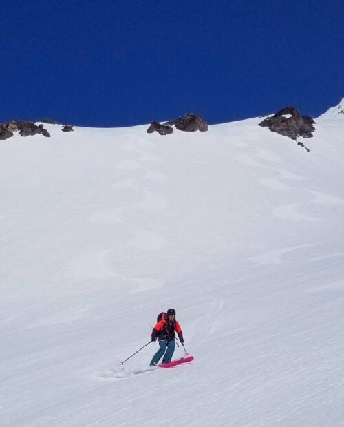 Ski Mountaineering on Mount Shasta, California