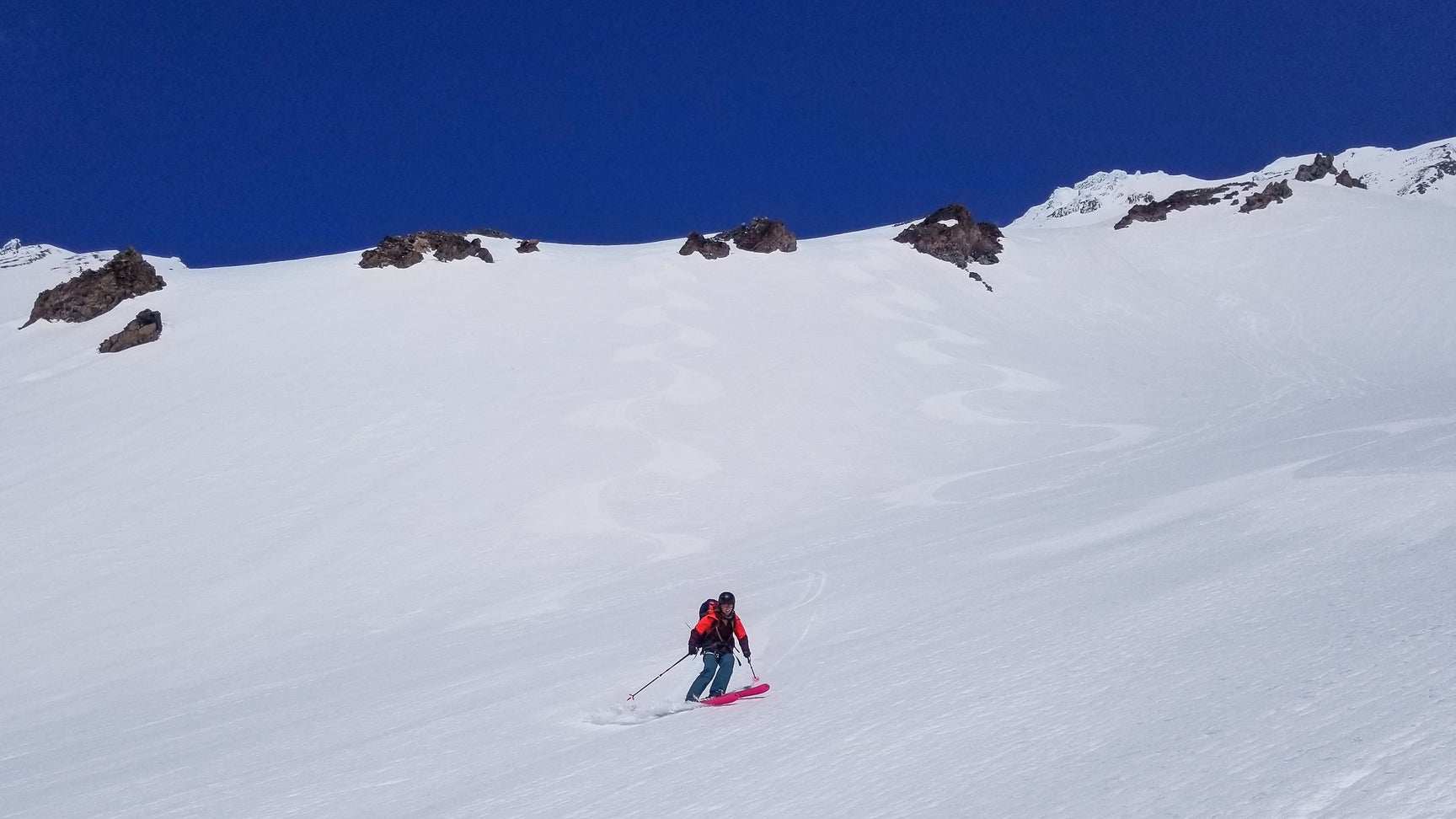 Ski Mountaineering on Mount Shasta, California