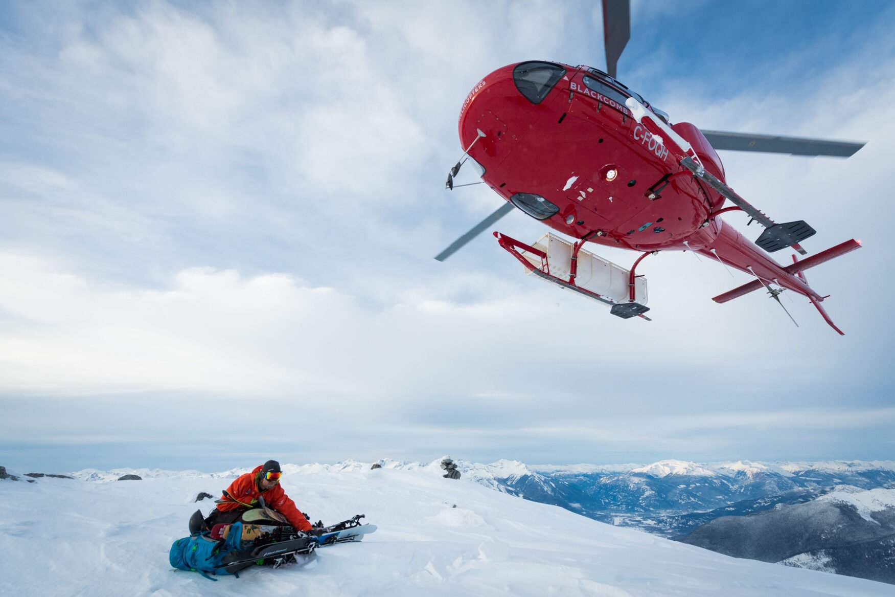 Heli-Accessed Ski Touring in the Tantalus Range