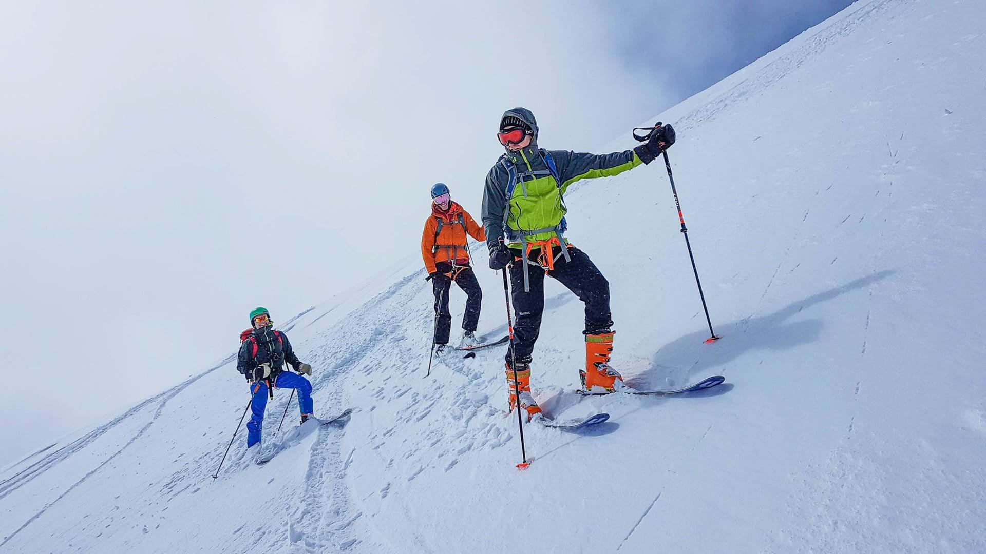 The ultimate volcano ski touring in Iceland