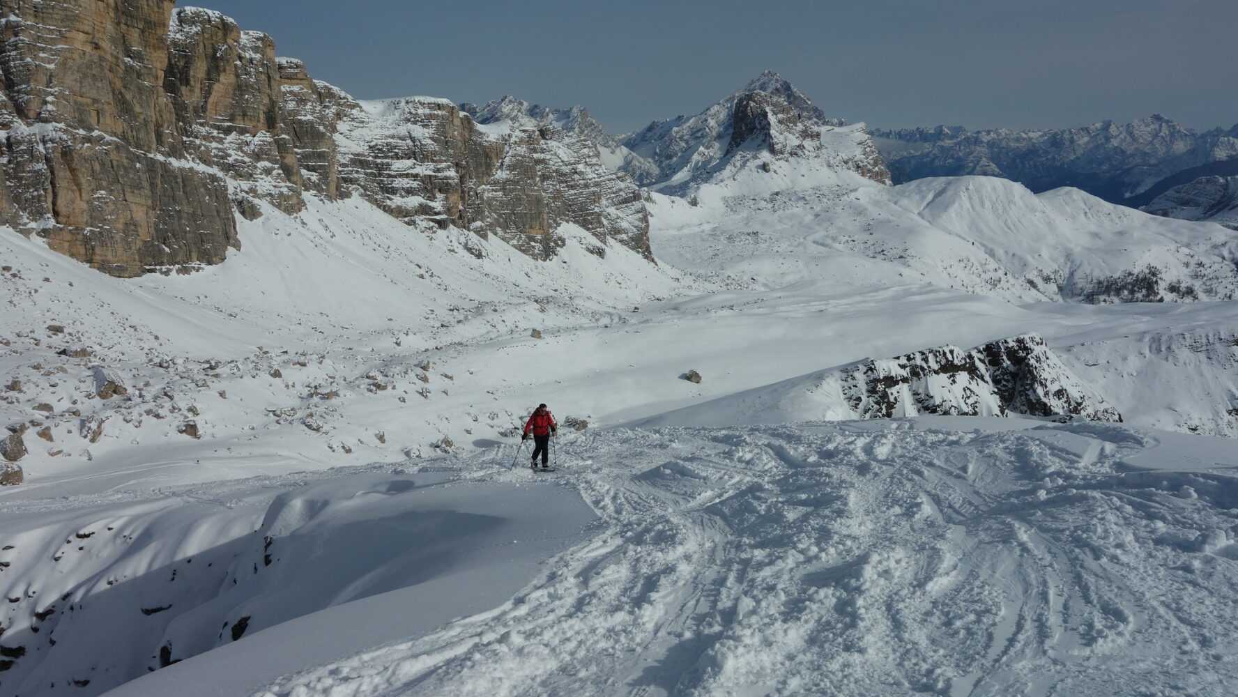 Backcountry skiing around Cortina d’Ampezzo