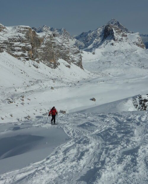 Backcountry skiing around Cortina d’Ampezzo