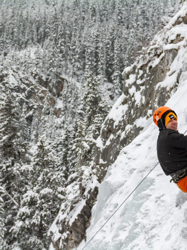 teaching ice climbing canada