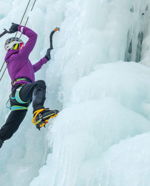 Women’s Ice Climbing in Montana