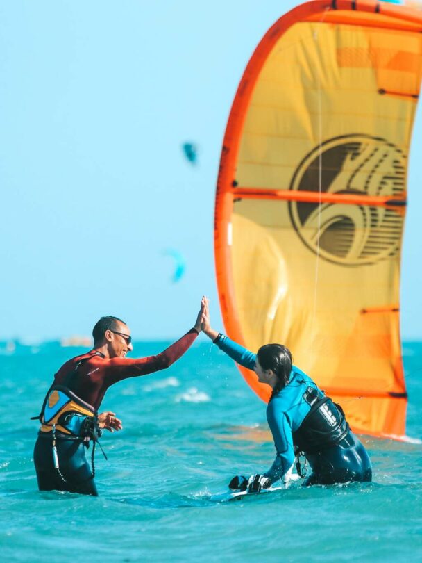 Kitesurfing in Hurghada, Egypt