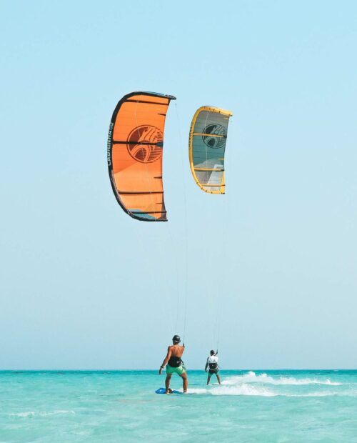 Kitesurfing in El Gouna, Egypt