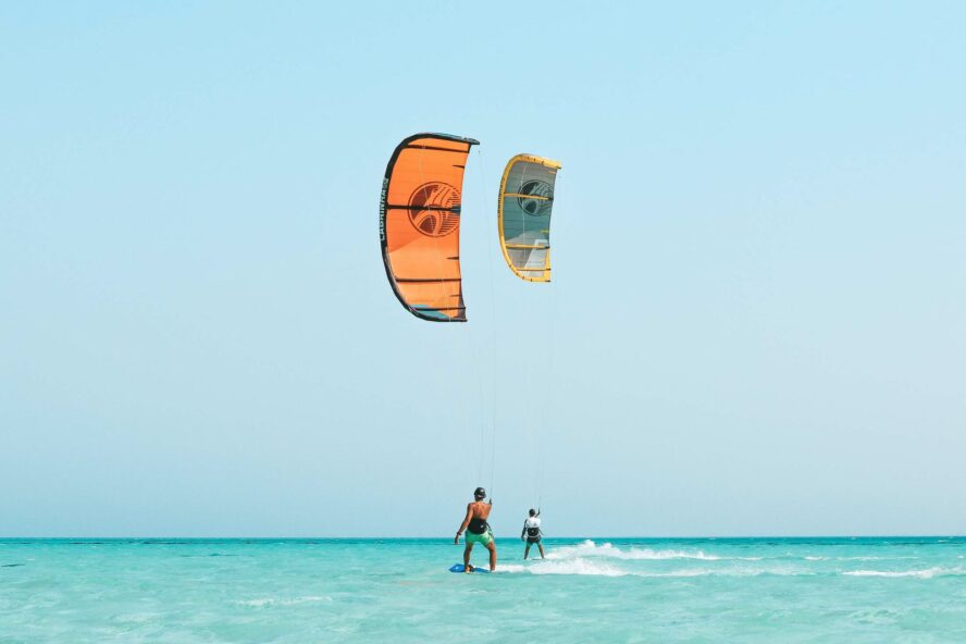 Kitesurfing in El Gouna, Egypt