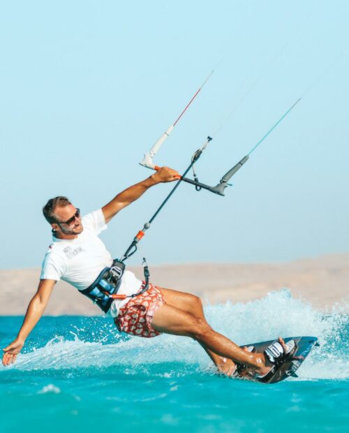 Kitesurfing in Hurghada, Egypt